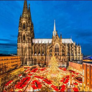 Kerstmarkt Keulen met de Keulse Dom